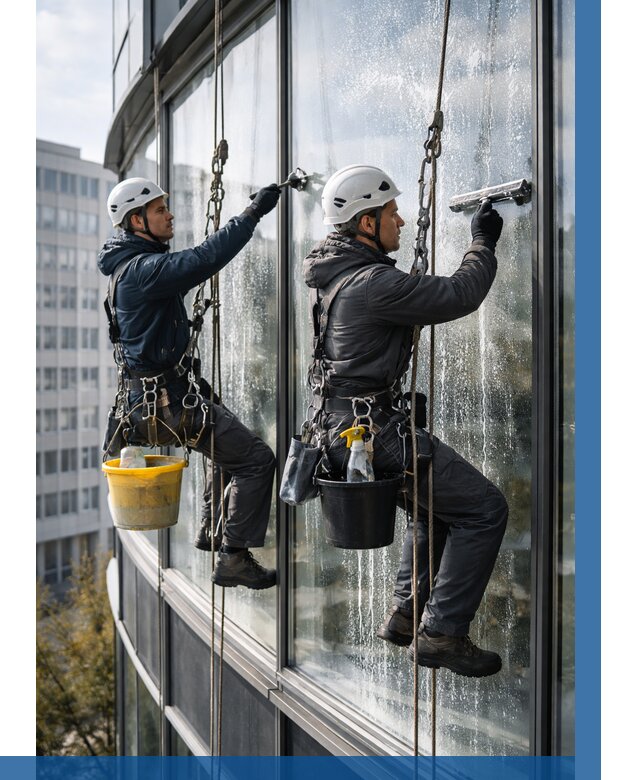 Мойка панорамных окон в Улане-Удэ от 359 р. заказать у ВЫСОТНИК-Лнд