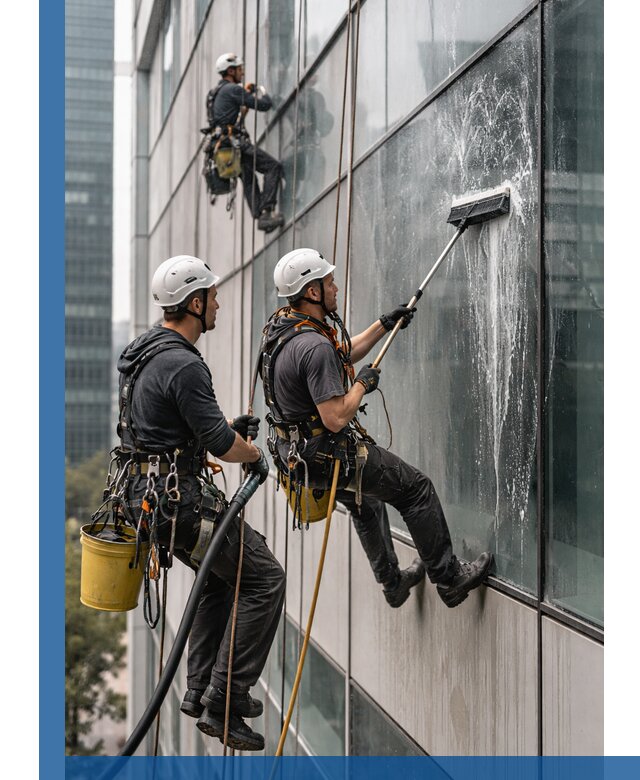 Профессиональная высотная мойка фасадов зданий в Улане-Удэ