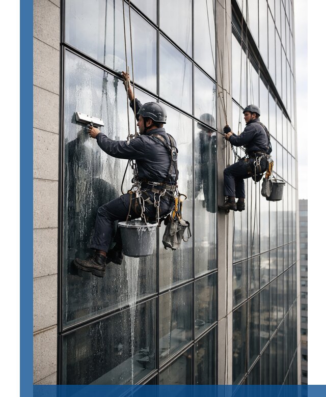 Профессиональная мойка стеклянных фасадов зданий в Улане-Удэ