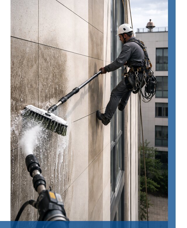 Мойка фасада из керамогранита в Улане-Удэ от 307 р. | ВЫСОТНИК-Лнд