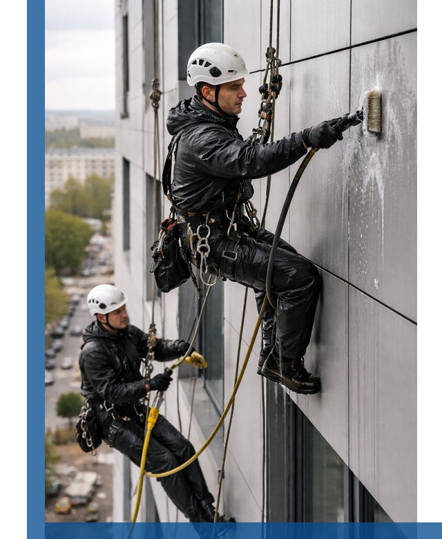 Профессиональная мойка фасада из композита в Улане-Удэ