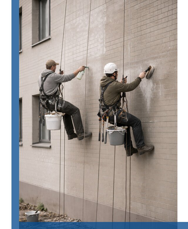 Удаление высолов с фасада зданий в Улане-Удэ без повреждений и следов