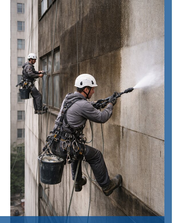 Очистка фасада от копоти в Улане-Удэ от 256 р. | ВЫСОТНИК-Лнд