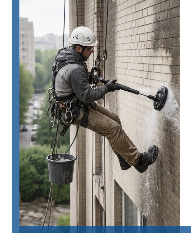 Очистка фасада от копоти в Улане-Удэ профессионально и безопасно