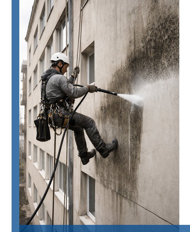 Профессиональная очистка фасадов от плесени в Улане-Удэ