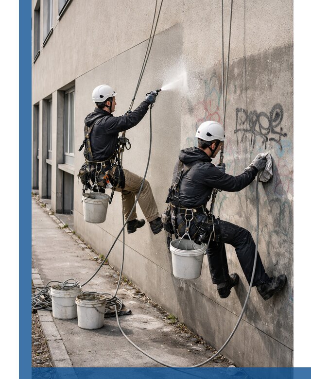 Антиграффити покрытие фасада с защитой от надписей в Улане-Удэ