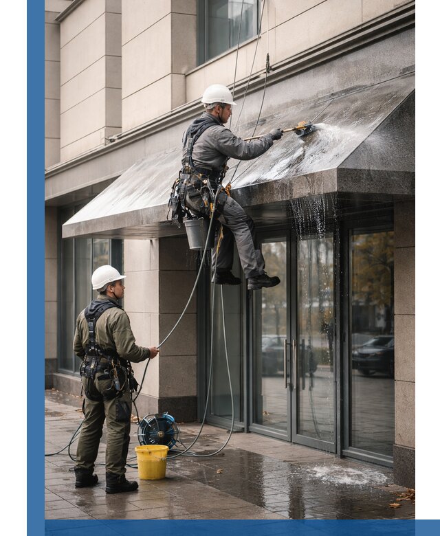 Профессиональная мойка козырьков и навесов в Улане-Удэ