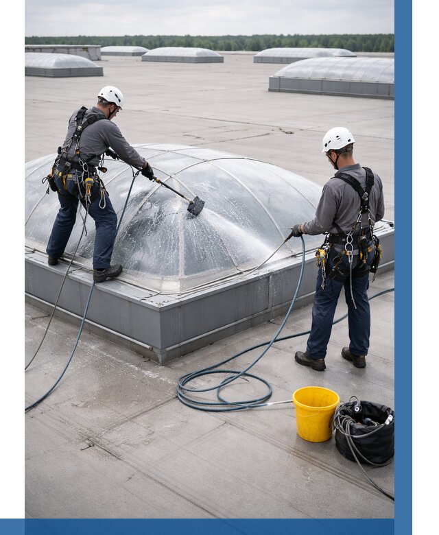 Мойка зенитных фонарей в Улане-Удэ, заказать от 4609 р. | ВЫСОТНИК-Лнд