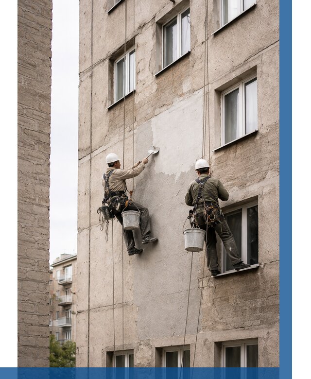 Косметический ремонт фасада в Улане-Удэ от 1127 р. | ВЫСОТНИК-Лнд