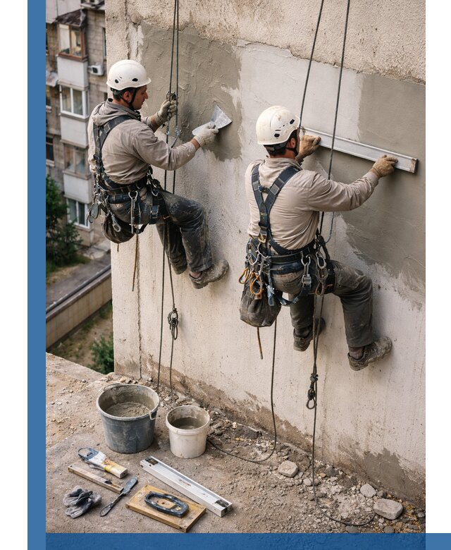 Комплексный ремонт штукатурного фасада с гарантией в Улане-Удэ