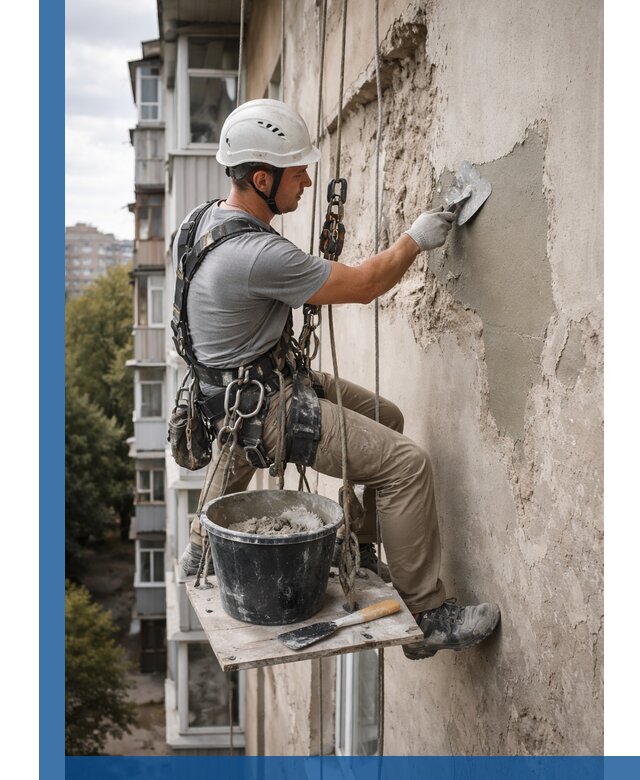 Восстановление фасадной штукатурки в Улане-Удэ с гарантией качества