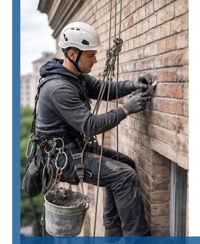 Качественный ремонт кирпичной кладки фасада в Улане-Удэ с гарантией
