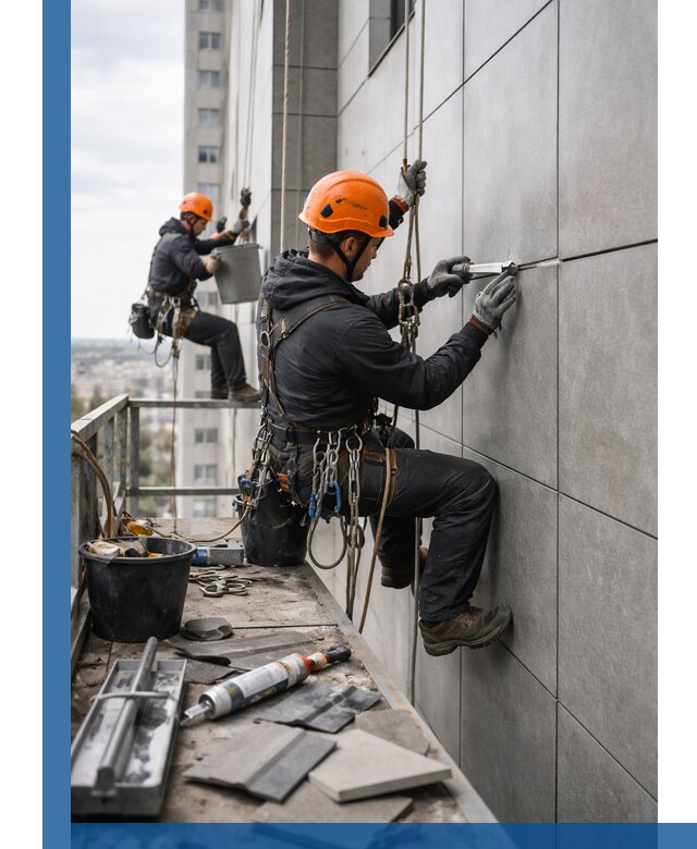 Профессиональный ремонт фасада из керамогранита в Улане-Удэ