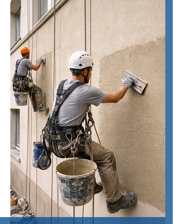 Декоративная штукатурка фасада в Улане-Удэ от 1229 р. | ВЫСОТНИК-Лнд