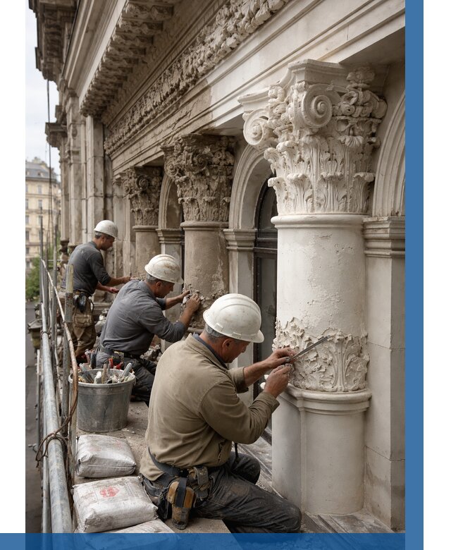 Реставрация фасадной лепнины в Улане-Удэ от 2561 р. | ВЫСОТНИК-Лнд