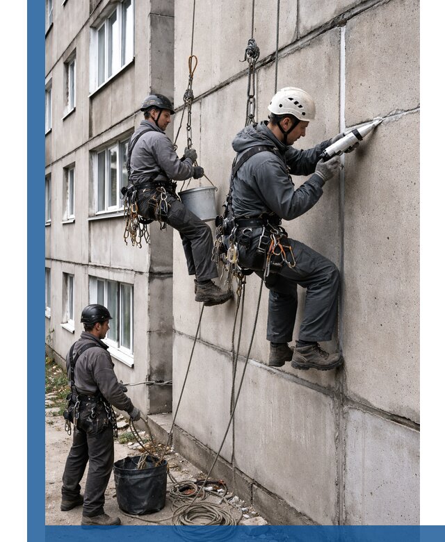 Герметизация межпанельных швов в Улане-Удэ с гарантией герметичности