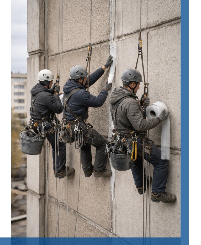 Ремонт межпанельных швов в Улане-Удэ от 768 р. | ВЫСОТНИК-Лнд