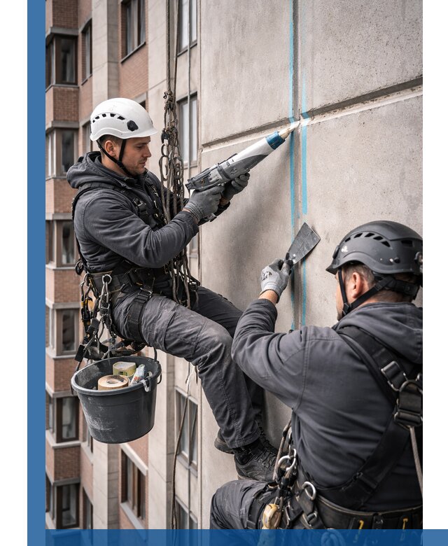 Вторичная герметизация швов фасада и кровли в Улане-Удэ