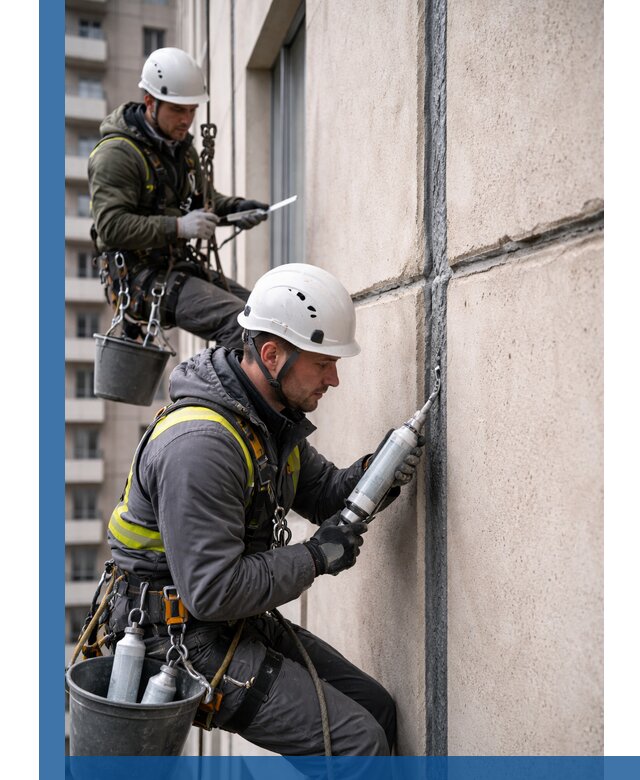 Герметизация деформационных швов фасада в Улане-Удэ качественно