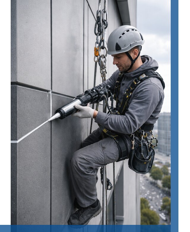 Герметизация стыков фасадных панелей в Улане-Удэ от 6658 р.| ВЫСОТНИК-Лнд