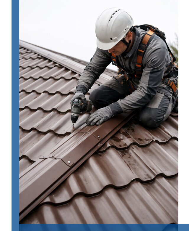 Ремонт металлочерепицы на крыше в Улане-Удэ профессионально