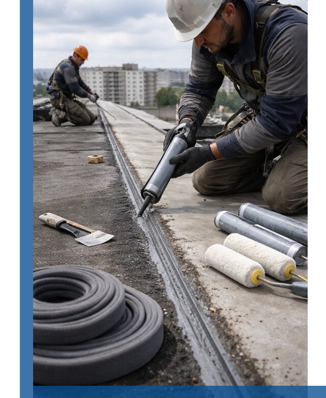 Герметизация швов кровли в Улане-Удэ с гарантией герметичности