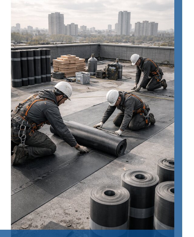 Монтаж мягкой кровли под ключ в Улане-Удэ от 461 р. | ВЫСОТНИК-Лнд