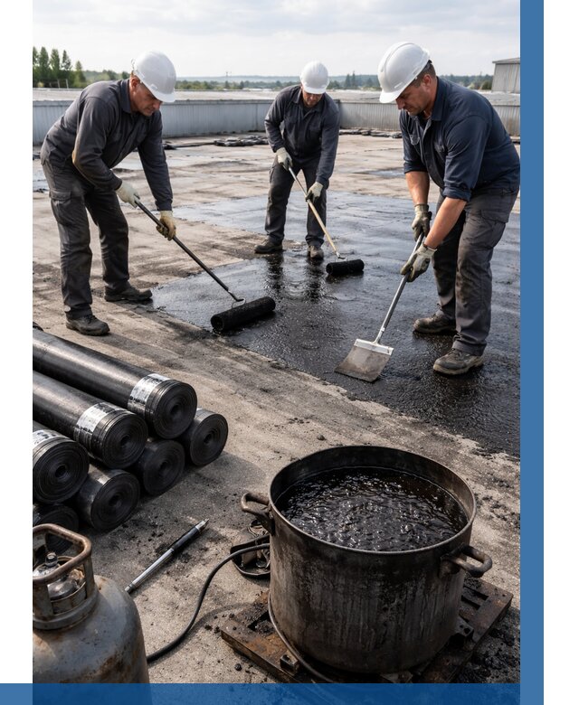 Гидроизоляция кровли мастикой в Улане-Удэ от 615 р. | ВЫСОТНИК-Лнд