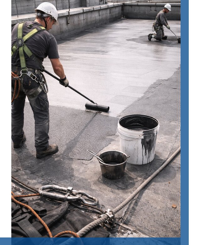 Гидроизоляция кровли жидкой резиной в Улане-Удэ от 512 р. | ВЫСОТНИК-Лнд