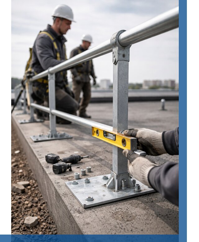 Монтаж кровельного ограждения в Улане-Удэ от 1229 р. | ВЫСОТНИК-Лнд