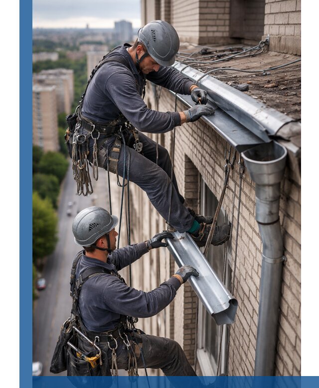 Ремонт водосточных желобов в Улане-Удэ, быстро и качественно