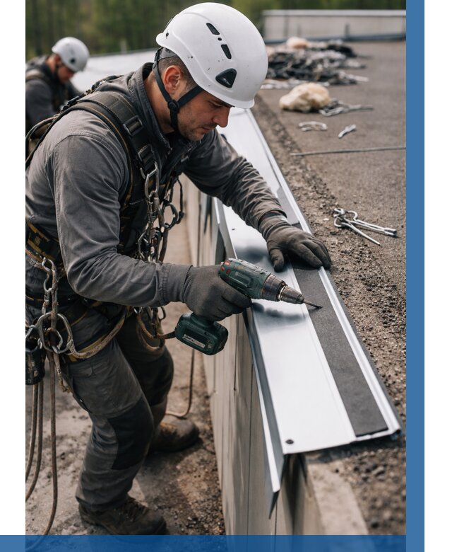 Монтаж капельника на кровле в Улане-Удэ от 307 р. | ВЫСОТНИК-Лнд