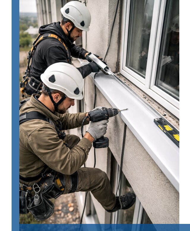Профессиональный монтаж оконных отливов и отведения воды в Улане-Удэ