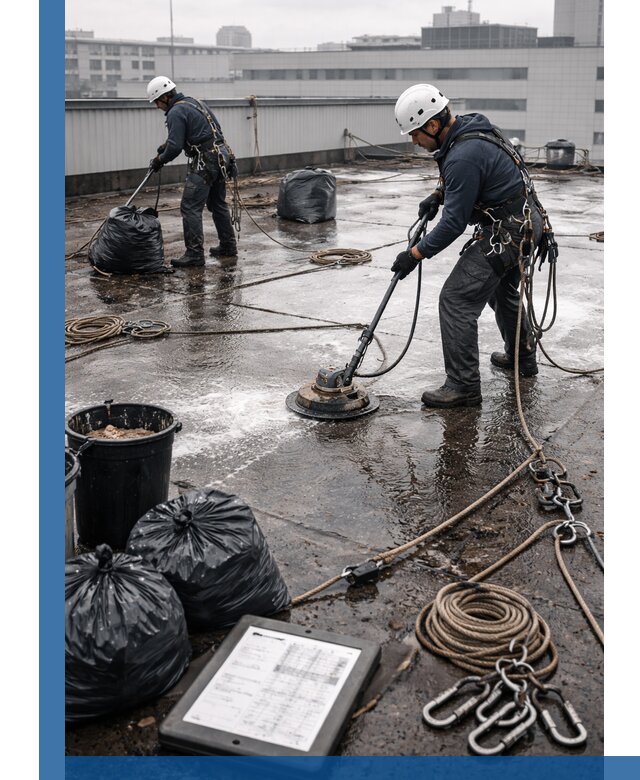 Плановая очистка кровли по графику в Улане-Удэ для безопасности