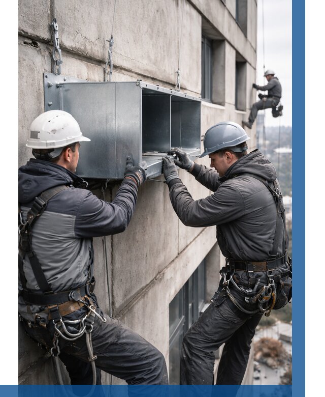 Монтаж вентиляционных коробов в Улане-Удэ от 3073 р. | ВЫСОТНИК-Лнд