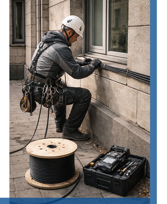 Прокладка оптоволоконного кабеля в Улане-Удэ от 819 р. | ВЫСОТНИК-Лнд