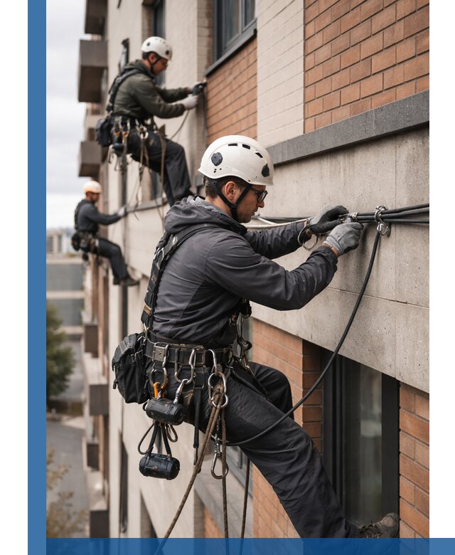 Крепление кабеля на фасаде монтаж и крепеж в Улане-Удэ