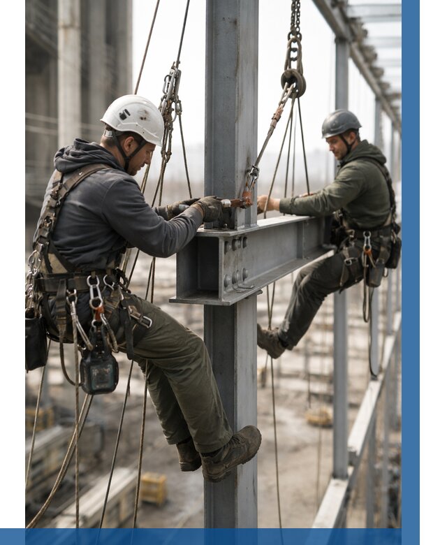 Монтаж металлоконструкций на высоте в Улане-Удэ от 3585 р. | ВЫСОТНИК-Лнд