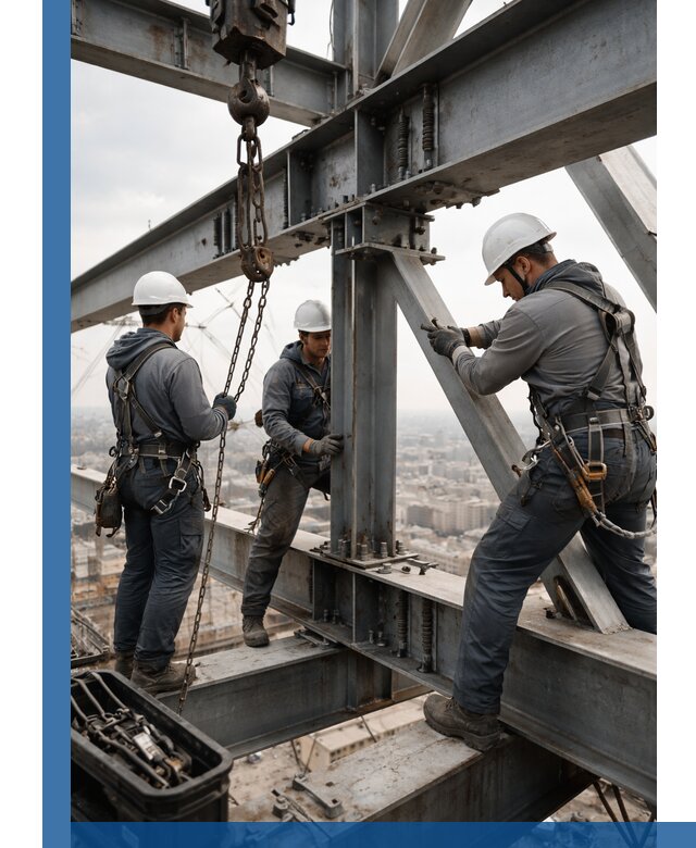 Профессиональный монтаж металлоконструкций на высоте в Улане-Удэ