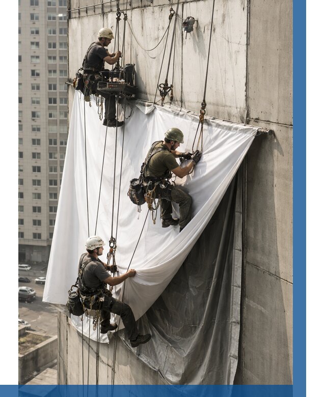 Замена баннерного полотна в Улане-Удэ от 6658 р. | ВЫСОТНИК-Лнд—заказать