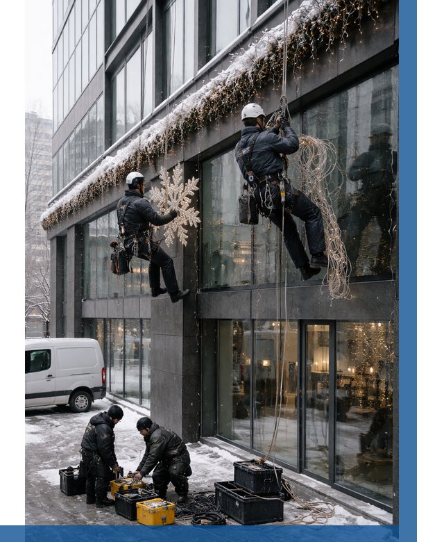 Демонтаж новогоднего оформления в Улане-Удэ от 5634 р. | ВЫСОТНИК-Лнд