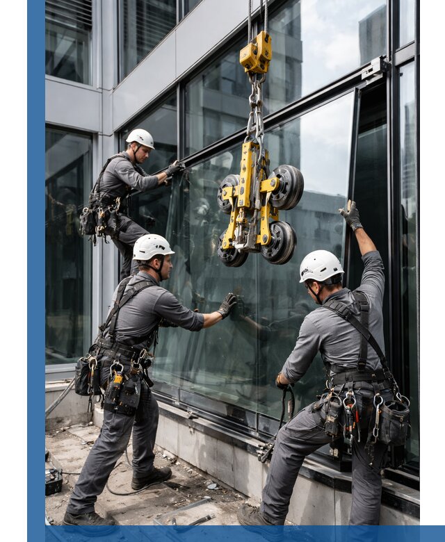 Структурное остекление фасадов в Улане-Удэ монтаж и обслуживание