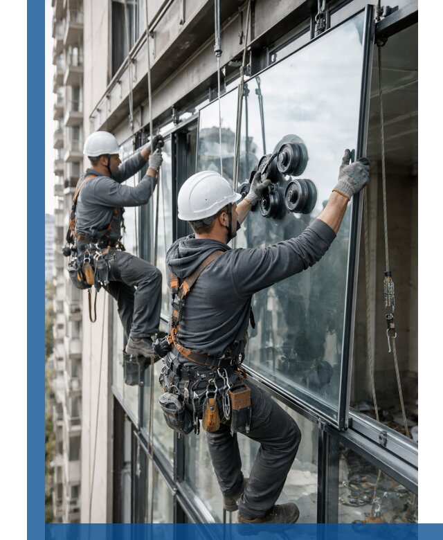 Витражное остекление фасадов и лоджий в Улане-Удэ под ключ