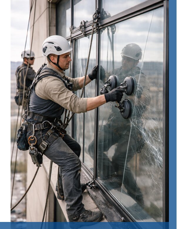 Замена стекла в витраже в Улане-Удэ под ключ от 8707 р. | ВЫСОТНИК-Лнд