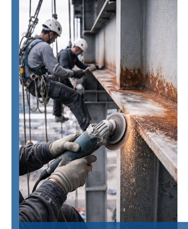 Зачистка металла от ржавчины и подготовка поверхностей в Улане-Удэ