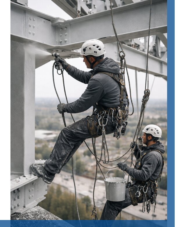 Покраска металлоконструкций на высоте в Улане-Удэ 359 р |ВЫСОТНИК-Лнд