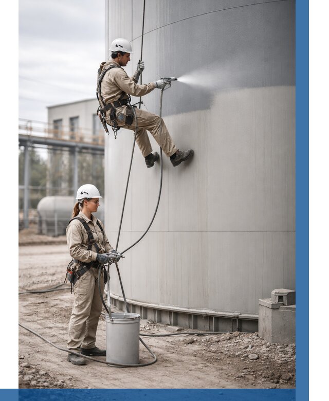 Покраска резервуаров в Улане-Удэ от 1229 р. | ВЫСОТНИК-Лнд — заказать