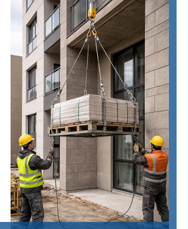 Подъем керамогранита на этаж в Улане-Удэ от 3585 р. | ВЫСОТНИК-Лнд