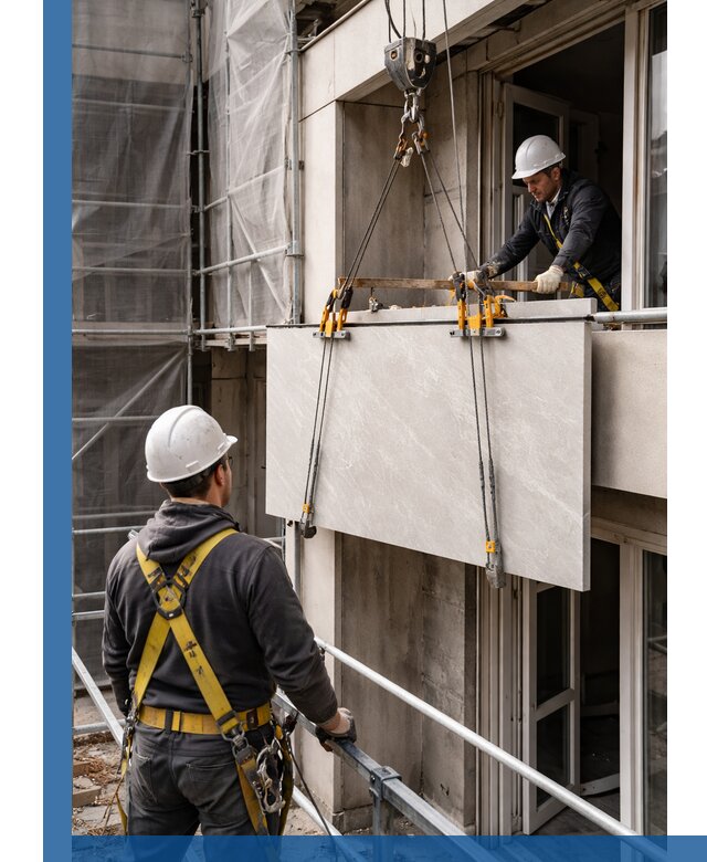 Подъем керамогранита на этаж в Улане-Удэ грузчиками и техникой