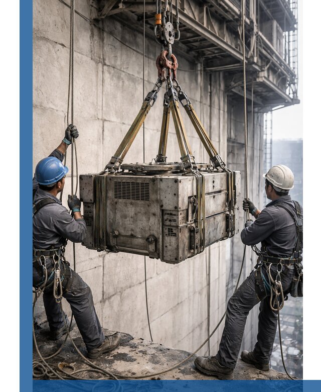 Такелажные работы на высоте, подъем и монтаж грузов в Улане-Удэ